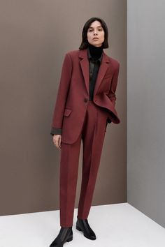 Red Suit, Mode Hijab, 여자 패션, Formal Outfit, Suit Fashion