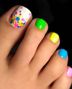 Pedicure Colors, Nagellack Trends, Toe Nail Color, Pretty Toe Nails, Cute Toe Nails, Summer Toe Nails, Pedicure Designs, Nail Style