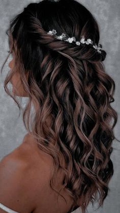 Cute Prom Hairstyles, Simple Prom Hair, Prom Hairstyles For Long Hair, Peinados Fáciles Para Cabello Corto, Hairdo For Long Hair, Wedding Hairstyles For Long Hair