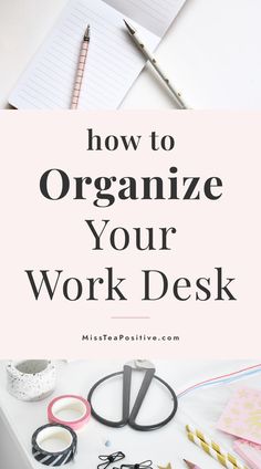 How to organize your desk? Here are 13 desk organizing hacks! These space saving ideas include computer desktop organization tips for your home office, cute ways to organize a small study table with no drawers in your room, how to organize cables and cords under desk at home or at work, and simple small desk organization ideas.