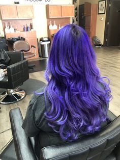 Vivid Purple Hair, Red And Blue Hair, Goddess Locks, Anime Hairstyles, Color Wigs, Cute Haircuts, Anime Hair