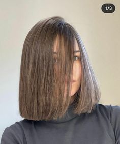 Long Bob Straight, Long Bob Hairstyle, One Length Hair, Sleek Short Hair, Bob Hair Color, Long Bob Haircuts, Lob Hairstyle, Trendy Hairstyle, Short Straight Hair