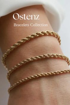 Wrap your wrist in style! Discover the allure of our twisted rope chain bracelet, a blend of sophistication and trendy charm. Elevate your look with this chic accessory. Find more bracelets at Ostenz!