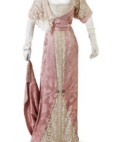 20th Century Dress, 1900s Costume, Edwardian Dresses, 1920s Evening Dress, Dresses Images, 1900s Fashion, 1910s Fashion, Fashion Designers Famous, Century Dress