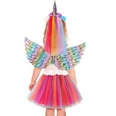 Unicorn Fancy Dress, Girl Unicorn Costume, Unicorn Horn Headband, Unicorn Halloween Costume, Princess Outfit, Floral Rainbow, Unicorn Princess, Horn Headband