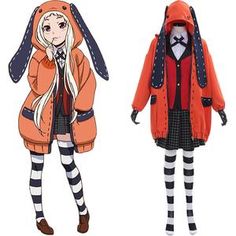 Runa Yomozuki Cosplay, Anime Halloween Costume, Kakegurui Cosplay, Compulsive Gambler, Outfits Male, Orange Coat, Anime Halloween, Anime Inspired Outfits, Costume Collection