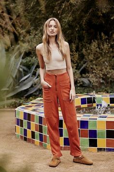 Free People Movement Pant Jogger Sweatpants Slouch Orange Break Away Zippers exposed zipper front * ribbed wide waistband * relaxed leg  New With Tags  *  Size: X Small retail price:  $148.00 55% hemp * 45% recycled polyester 25" waist 37" hips 13" rise 29" inseam Check out my other items! Be sure to add me to your favorites list! Return Policy We Proudly Standby a No Hassle Return Policy  We will accept returns within 30 days of purchase  All returns must be returned in it’s original form: All Orange Pants Outfit, Workout Sweatpants, Soft Sweatpants, Free People Activewear, Orange Pants, Free People Store, Casual Joggers, Free People Movement, Exposed Zipper