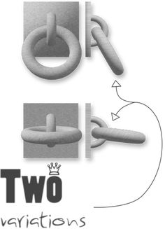 two variations of the same type of object