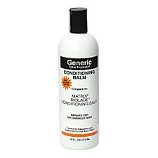 Sally's Generic Conditioning Balm: Compare to Matrix Biolage Conditioning Balm  This stuff has been a lifesaver! At $25 a bottle for Biolage, I wasn't able to use nearly as much as I wanted. I like to saturate my hair with this stuff. And sometimes I leave it in. It's $6.59 at Sally's and the ingredients are exactly the same. Crazy Curly Hair, Dry Natural Hair, Sally Beauty Supply, Matrix Biolage, Beauty Supplies, Moisturizing Conditioner, Sally Beauty, Dry Damaged Hair, Damaged Hair Repair