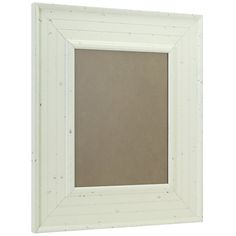 an empty white frame on a white background