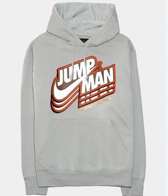 Nike Men's Air Jordan Jumpman Pullover Hoodie  Manufacturer #:  DC9604-097 Color:  Grey  MSRP: $70.00 Size : Medium Standard fit Cotton, Polyester 100% Authenticity Guaranteed Nike Athleisure Hoodie With Logo Print, Nike Crew Neck Hoodie For Streetwear, Nike Sportswear Hoodie With Logo Print, Nike Hoodie For Sports Season Streetwear, Nike Hoodie For Streetwear During Sports Season, Nike Hoodie For Streetwear During Sports Events, Nike Urban Crew Neck Hoodie, Nike Sporty Hoodie With Logo Print, Nike Sporty Hoodie With Graphic Print