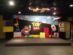 an indoor play area for children with toys