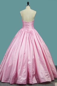 This dress could be custom made, there are no extra cost to do custom size and color. Quinceanera Fitted Bodice Ball Gown, Pink Ball Gown Quinceanera Dress With Sweep Train, Pink Quinceanera Dress With Sweep Train, Princess Style Quinceanera Dress For Wedding, Quinceanera Ball Gown With Sweep Train And Fitted Bodice, Satin Dress For Quinceanera, Quinceanera Gown With Boned Bodice Ball Gown, Fitted Quinceanera Dress With Boned Bodice Ball Gown, Floor-length Satin Ball Gown For Quinceanera