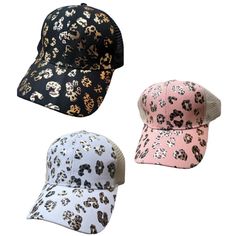 PRICES MAY VARY. day drinker day drinker Ponytail Hat, Pink Metallic, Hats For Women, Baseball Cap, Caps Hats, Top Styles, Leopard Print, Fashion Branding, Black Pink