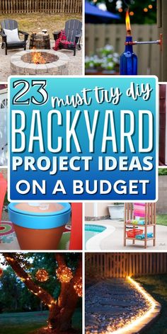 backyard project ideas on a budget that are easy to do and great for the outdoors