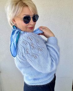 Stay cozy and stylish in this elegant blue Angora Sweater for Women. Hand-knitted with care, this fluffy knit sweater is perfect for those chilly evenings when you want to stay warm and snug. while the delicate angora lace detailing adds a touch of sophistication to your look. Add this luxurious sweater to your wardrobe for a blend of comfort and style in one beautiful piece. look at the photo of flowers and choose which one you like. The color plate is shown in the photo The sweater in the phot Knitted Long Sleeve Sweater As Gift, Knitted Long Sleeve Sweater Gift, Hand Knitted Long Sleeve Mohair Knitting Pattern, Photo Of Flowers, Mohair Fabric, Color Plate, Fluffy Knit, Personalized Sweater, Fluffy Sweater