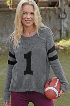 cement-black Boyfriend Cardigan, Happy Wife, Beautiful Sweater, Fit Body, Beautiful Knitting, Crew Neck Top, Football Games, Softest Sweater, Personal Marketing