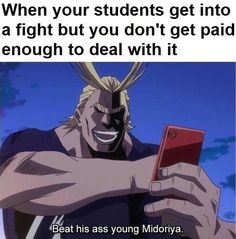 Memes Humor, Anime Memes Funny, Anime Meme, My Hero Academia Episodes