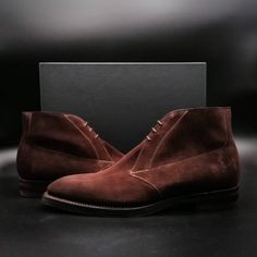 Handmade Brown Suede Leather Chukka Boot on Storenvy Quality Leather Boots, Leather Chukka Boots, Custom Design Shoes, Handmade Leather Shoes, Chukka Boot, Leather Chelsea Boots, Chelsea Boot, Brown Fashion, Suede Shoes