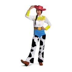 a woman in a toy story costume