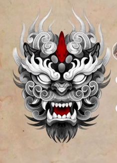 Japanese Dog Tattoo, Fu Dog Tattoo Design, Foodog Tattoo, Fu Dog Tattoo, Japanese Hand Tattoos, Forearm Cover Up Tattoos, Fenrir Tattoo