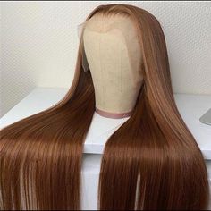 18” Chestnut Brown Wig 150% Density Full And Thick Comes With Combs And Elastic Band 100% Human Hair Customized And Handmade Preplucked And Bleached Knots What You See If What You Will Receive If You Have Any Questions Feel Free To Ask All Sales Are Final Lux Hair, Auburn Color, Human Wigs, Straight Lace Front Wigs, Brown Wig