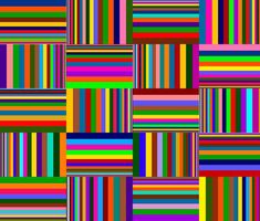 an image of multicolored lines and squares in the same color as each other