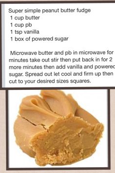 the instructions for making peanut butter fudge