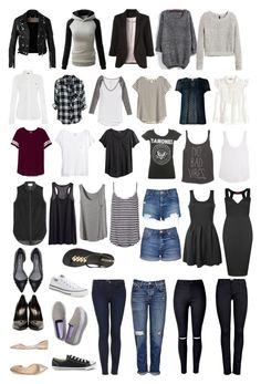 Dark Academia Athleisure, Grunge Capsule Wardrobe Summer, Edgy Boho Capsule Wardrobe, Casual Edgy Capsule Wardrobe, Edgy Work Capsule Wardrobe, Capsule Wardrobe Casual Chic, Rocker Chic Capsule Wardrobe, Capsule Wardrobe Witchy, Edgy Wardrobe Capsule