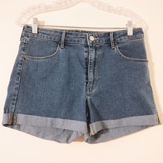 Jean Shorts. Never Worn. Have Sizes 6 And 8. Trendy H&m Bottoms For Spring, H&m Blue Bottoms For Spring, H&m Relaxed Fit Shorts For Spring, Blue H&m Bottoms For Spring, H&m Relaxed Fit Spring Shorts, Trendy H&m Mid-rise Bottoms, H&m Medium Wash Bottoms With Pockets, H&m Blue Cotton Shorts, Blue Cotton H&m Shorts