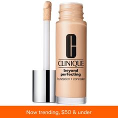 in stock Clinique Beyond Perfecting Foundation, Make Up Concealer, Clinique Foundation, Full Coverage Makeup, Moisturizing Foundation, Concealer Makeup, Chrissy Teigen, Perfect Foundation, Foundation Concealer