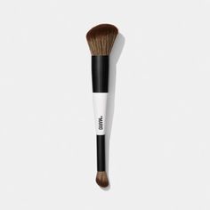 This Multiuse Brush Perfectly Applies And Blends Cream Complexion Makeup Products, Including Foundation, Concealer, Blush, Bronzer, Contour, And Highlighter, For The Most Flawless, Even Finish. It Features The Highest-Quality Patent-Pending Bristles, Which Mimic The Feel And Effects Of Natural Hair. Makeup By Mario, Brush Makeup, Blush Brush, Timor Leste, Makeup Brush, Powder Brush, Bronzer, Makeup Ideas, Highlighter