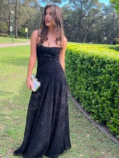 A Line Spaghetti Strap Prom Dress, Long Black Dress Lace, Prom Dresses Corset Top Black, Black Sparkly Maxi Dress, Twilight Prom, Long Black Lace Dress, Prom Dresses Dark, Sparkly Maxi Dress, Black Long Sleeve Prom Dress