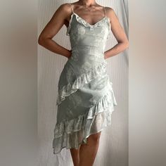 Https://Www.Tiktok.Com/T/Ztffkwwgs/ Never Worn Asymmetrical Dress Adjustable Straps Lining Goes Up The Knees Hidden Side Zipper Chic Midi Dress With Asymmetrical Hem For Garden Party, Spring Midi Dress With Asymmetrical Hem For Garden Party, Chic Asymmetrical Midi Dress For Garden Party, Summer Asymmetrical Ruffled Midi Dress, Fitted Midi Dress With Handkerchief Hem For Spring, Chic Dress With Asymmetrical Hem For Garden Party, Asymmetrical Ruffle Hem Dress For Brunch, Summer Asymmetrical Dress With Ruffle Hem, Fitted Midi Dress With Handkerchief Hem For Summer