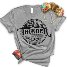 Unique Disney Shirts, Shirts For Disney, Cute Disney Shirts, Vacation Attire, Disney Cricut, Disney Swag, Big Thunder Mountain, Cricut Disney, Disney Apparel