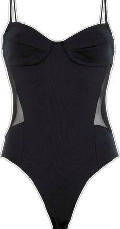 Chic Black Polyamide Bodysuit, Black Polyamide Bodysuit For Summer, Summer Black Polyamide Bodysuit, Chic Black Underwire Bodysuit, Black Underwire Nylon Bodysuit, Black Nylon Bodysuit With Mesh Back, Black Underwire Second-skin Bodysuit, Sleeveless Black Nylon Corset, Compressive Black Nylon Bodysuit