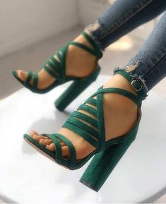 Shoes With Straps, Sandal Hak Tinggi, Pants Inspiration, Hak Tinggi, Comfy Heels, High Shoes, Super High Heels, Buckle Shoes, Stiletto Sandals