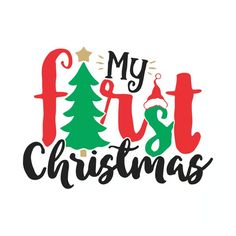 My first Christmas SVG, Christmas SVG, baby's Christmas svg, - Inspire Uplift My First Christmas Svg, First Christmas Svg, My First Christmas, Family Ideas, Christmas Graphics, Cricut Joy, Tree Svg, Baby Svg, Christmas Bundle