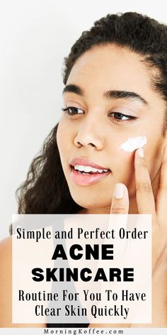 You don't need long and intricate skincare routine in order to get rid of acne. Instead try this simple but yet effective acne skincare routine to help you clear your acne. Skincare Routine In Order, Acne Routine, Beauty Treatments Skin Care, Best Toner