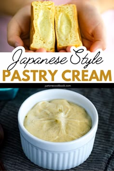 this is an easy recipe for making japanese style pastry cream it's so delicious