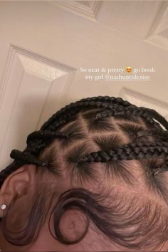 Flat Iron Edges, Quick Natural Hair Styles, Edges Hair, Cute Braided Hairstyles, Braids Hairstyles Pictures, Braided Cornrow Hairstyles, Cute Box Braids Hairstyles, Quick Braided Hairstyles, Protective Hairstyles Braids