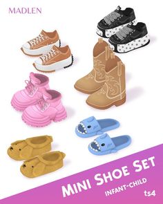 mini shoe set for the infant and toddler by madenmn, $ 4 99