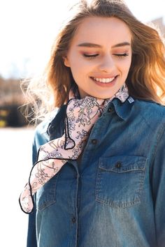 Add a stunning finishing touch to your music festival look with the Cutesy Floral Bandana! This versatile accessory will take any outfit up a notch, while making you stand out in the crowd. With its charming shade of peach, this bandana is on trend and stylish. Plus, its lightweight polyester fabric is comfortable and breathable, perfect for all-day adventures. Whether you knot it at your neck or wear it as an eye-catching headband, you'll be sure to wow everyone around you! So be ready to dance Floral Bandana, Art Glass Jewelry, Shades Of Peach, Bandana Hairstyles, Bohemian Floral, Blue Peach, Stylish Plus, Festival Looks, Your Music