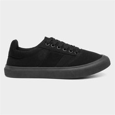 Shoe Zone, Black Lace, Buy Online, Lace Up, Lace, Canvas, Black