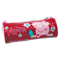 Peppa Pig Childrens Girls 'Peppa Patchwork' Pink Pencil Case Pouch 23cm x 9cm PVC Wipe Clean Pencil Case Back to School Essentials Pink Pencil Case, Pink Pencil, Back To School Essentials, School Essentials