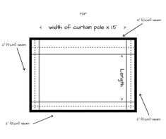 a diagram showing the width and width of a rectangled area with measurements for each section