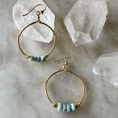 by Robindira Unsworth Handmade at our design studio in California Turquoise 14k gold vermeil Hoop dimensions: 2" Style No. E1347-G 14k Gold Filled Gemstone Hoop Earrings, Small Turquoise Hoop Earrings For Everyday, Small Hoop Earrings With Natural Stones, Turquoise Gemstone Hoop Earrings, Turquoise Hoop Earrings With Natural Stones, Everyday Turquoise Hoop Earrings, Turquoise Small Hoop Jewelry For Everyday, Small Hoop Earrings With Natural Stones For Everyday, Everyday Small Hoop Earrings With Natural Stones