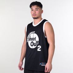 Combine your love of sports, streetwear and nostalgia by copping the Above the Rim Shootout 'Pac' Basketball Jersey. Inspired by the fan favorite movie and made with breathable mesh with sweat-wicking technology to help keep you cool and dry whether you’re burning up the court or just keeping it casual around town. Don't sleep on this iconic basketball jersey, available now at Jersey Nation while stock lasts! - Above the Rim Shootout 'Pac' Basketball Jersey- Fully embroidered graphics: Team, Nam Collegiate Black Breathable Tops, Breathable Collegiate Gym Tops, Collegiate Style Breathable Black Tops, Breathable Mesh Activewear For Sports Events, Breathable Tops For Streetwear And Sports Season, Throwback Black Sports Top, Black Throwback Sports Top, Sporty Mesh Top For Streetwear, Breathable Sporty Tops For Sports Events