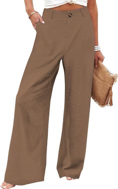 Young Business Casual, Women's Slacks, Work Slacks, Slacks Pants, Slacks For Women, Slack Pants, Wide Leg Palazzo Pants, Womens Trousers, Womens Business Casual