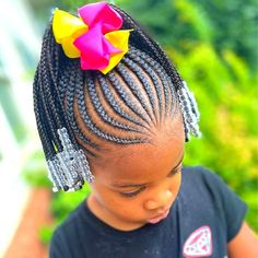 Cute and Creative 80 Braiding Hairstyle Ideas for Kids in Pictures Kids Braids With Beads, Hairstyles With Beads, Toddler Braided Hairstyles, Black Kids Braids Hairstyles, Cabello Afro Natural, Kid Braid Styles, Toddler Hairstyles Girl